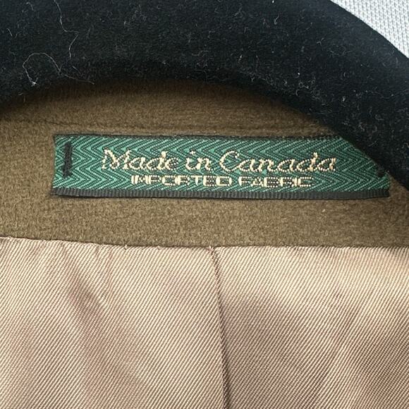 Chaps Ralph Lauren Blazer Jacket 40T Sport Coat Microfiber Green Academia Career - Picture 8 of 16